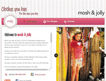 Tablet Screenshot of moshandjolly.com